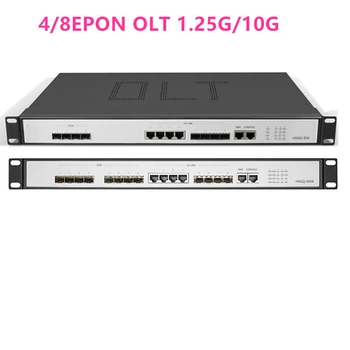 4/8 PON OLT 4/8 PON порт OLT GEPON 4 SFP Открытое программное обеспечение 1.25G/10G SC Открытое программное обеспечение для ВЕБ-управления 4pon SFP PX20+ PX20++ PX20+++