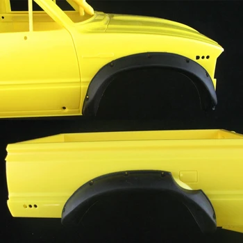 Резиновые Расширяющие Брови Колеса для 1/10 RC Rock Crawler Car RC4WD TF2 Tamiya Hilux Bruiser Body Shell Upgrade Parts