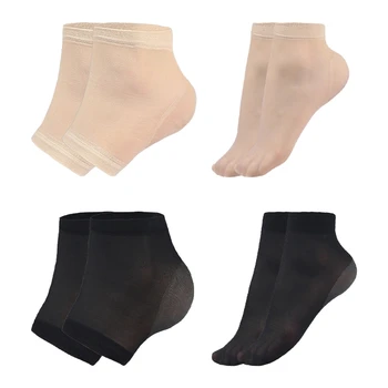 Увлажняющие носки для пяток для лечения трещин на пятках-Гелевые протекторы для пяток, Гелевые носки D5QD
