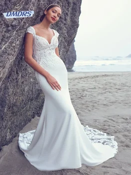 Пляжное свадебное платье 