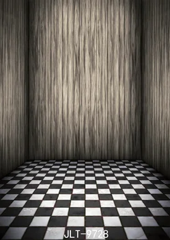 Фоновые изображения Деревянная стена Черно-белый мраморный пол Фоны для фотостудий Аксессуары для фотосъемки Винил 3D